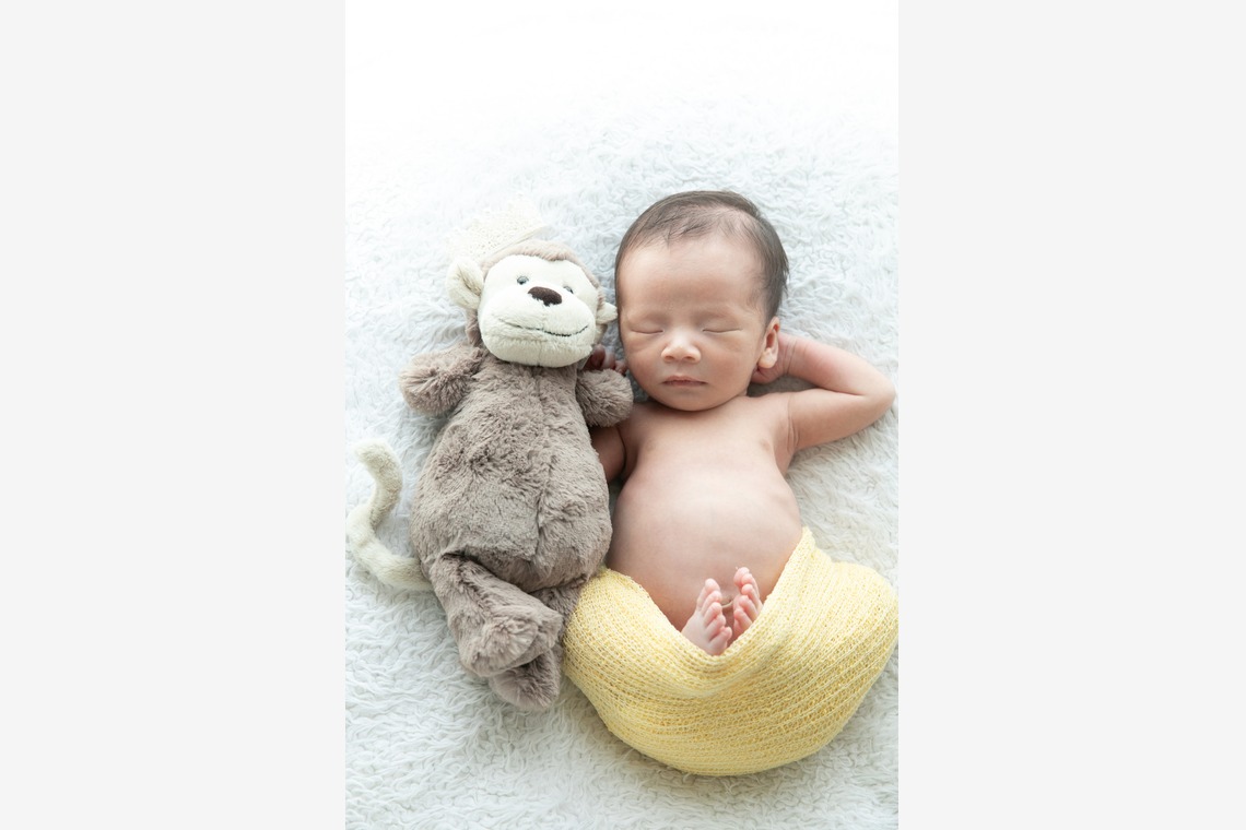 photo booが撮影した「ニューボーンフォト」の写真