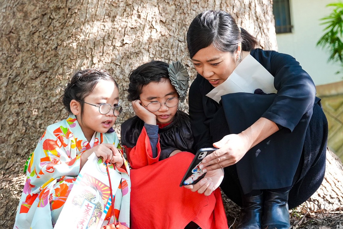心綴フィルムが撮影した「七五三①」の写真