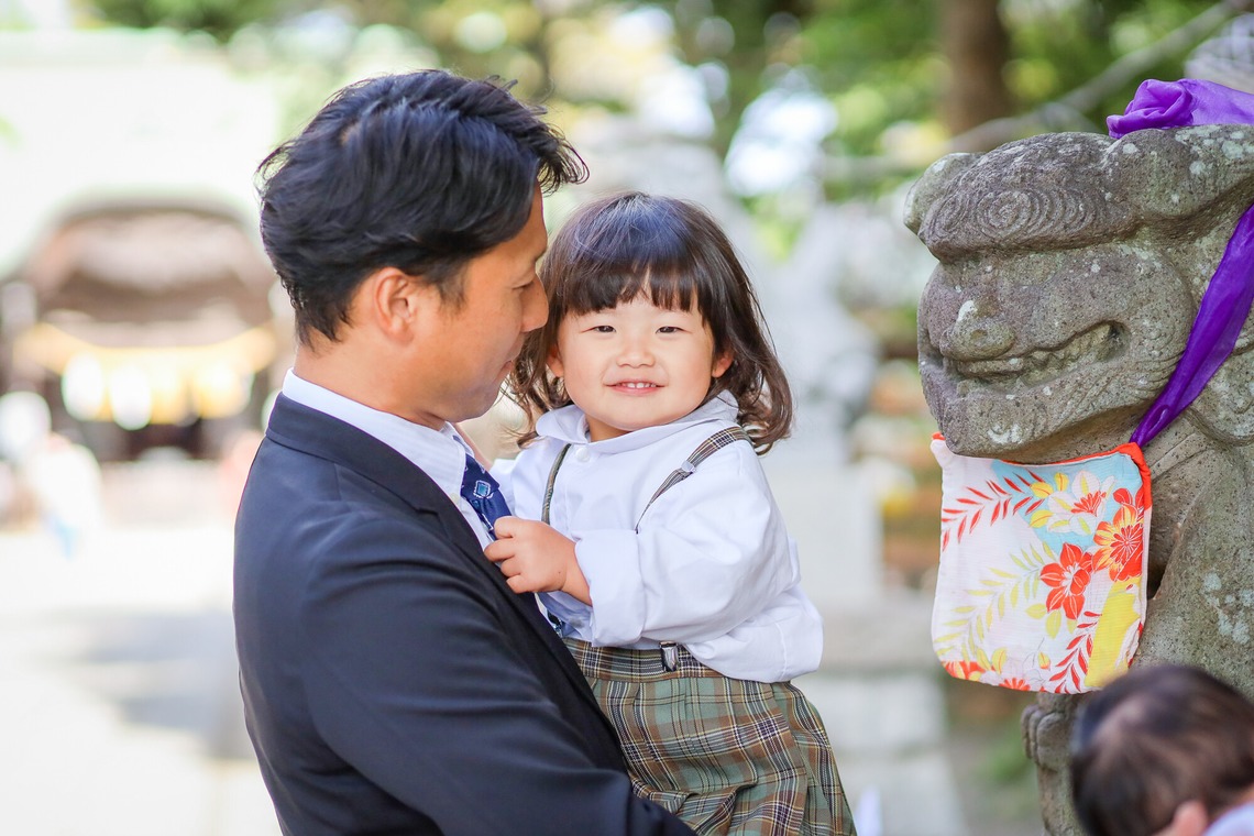 なかがわさとみが撮影した「お宮参りご家族写真撮影」の写真