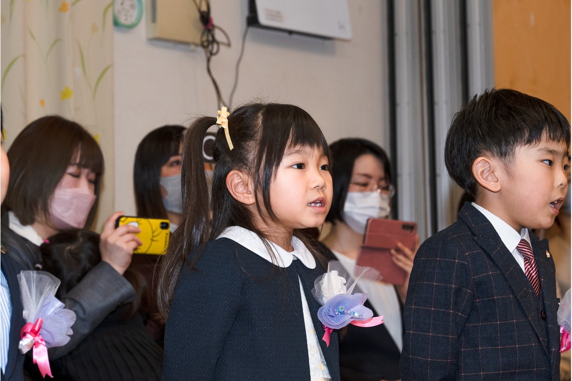 いいだが撮影した「保育園 卒園式」の写真