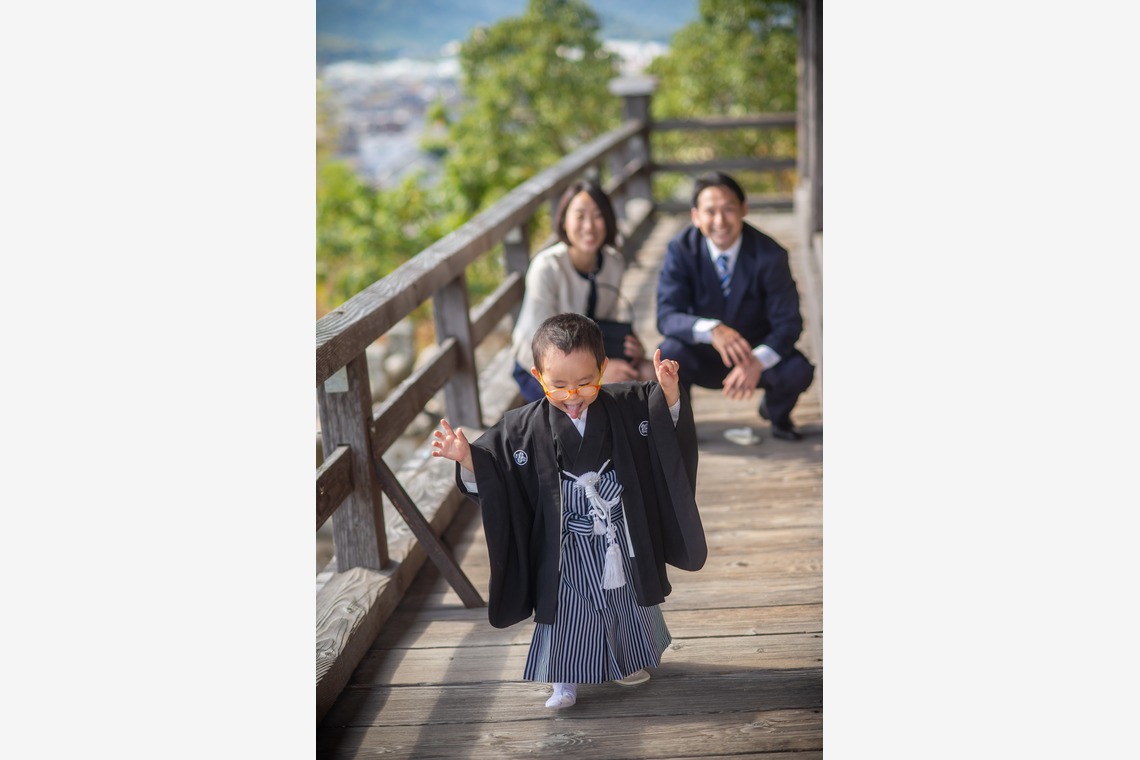 竹部 祐樹が出張撮影した家族写真(キッズ,ベビーフォト)などが写った「七五三＠防府天満宮」の家族写真