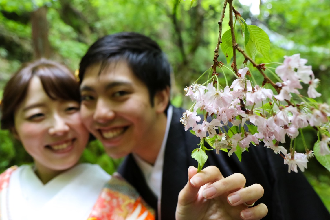 スマイルハンターが撮影した「ウェディング前撮り和装」の写真