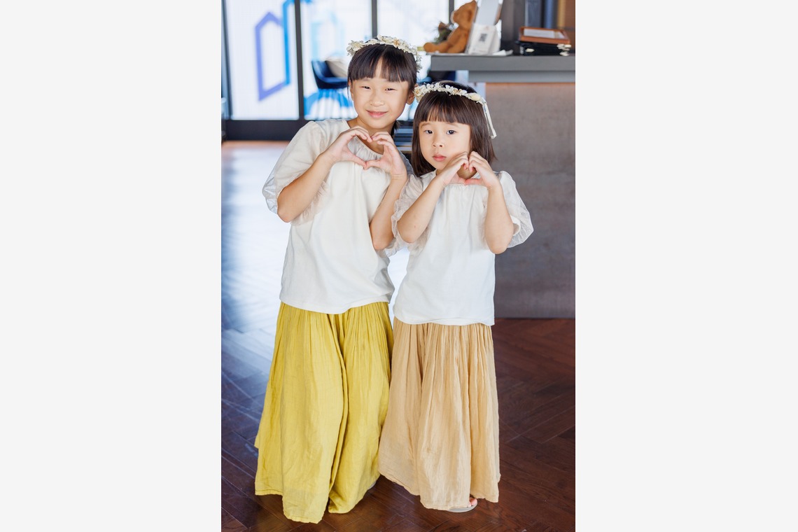 ちずカメラが出張撮影した家族写真(キッズ,ベビーフォト)などが写った「子供達」の家族写真