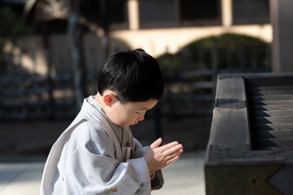 寫樂斎が撮影した「七五三（廣幡八幡宮）」の写真