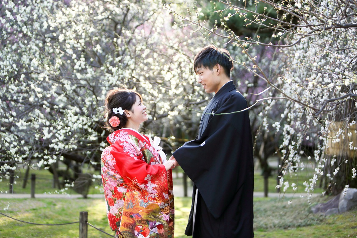 KIKIウェディングが撮影した写真のアルバム「梅の香りに包まれて　広島縮景園」