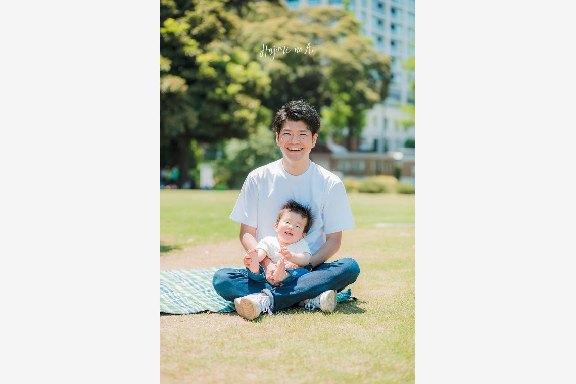 Hajime no Ai Photographyが出張撮影した家族写真(キッズ,ベビーフォト)などが写った「ファミリーフォト@横浜」の家族写真