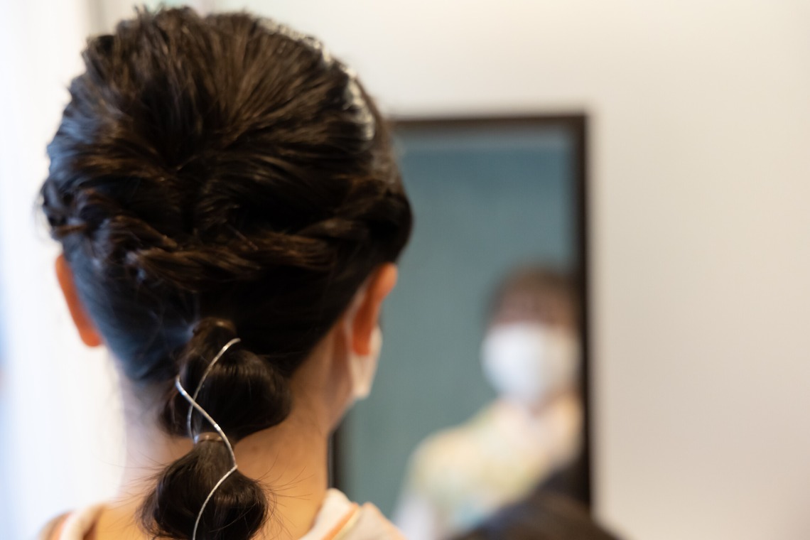 ミヤタカズコが出張撮影した家族写真(キッズ,ベビーフォト)などが写った「卒業」の家族写真