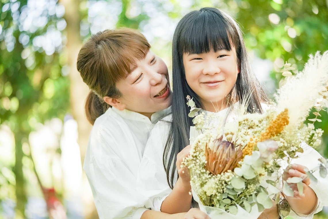 スタジオ11が出張撮影した家族写真(キッズ,ベビーフォト)などが写った「家族写真」の家族写真