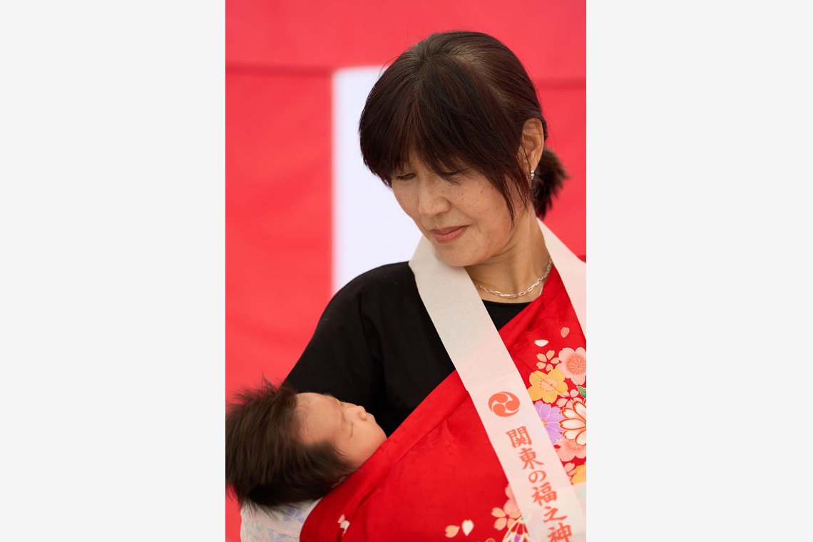 Actが出張撮影した家族写真(キッズ,ベビーフォト)などが写った「お宮参り」の家族写真