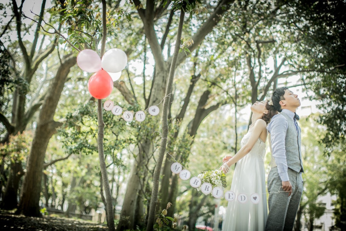 阿部写真館　大阪本町 靭公園前が撮影した写真のアルバム「緑のロケーション」