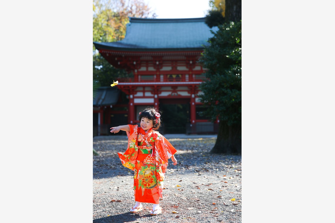 KOMOREBI Photo.　大如　耕平が出張撮影した家族写真(キッズ,ベビーフォト)などが写った「七五三神社撮影」の家族写真