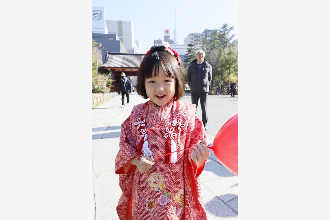 村田わかな広告写真が撮影した七五三フォトのアルバム「まりえちゃん七五三」