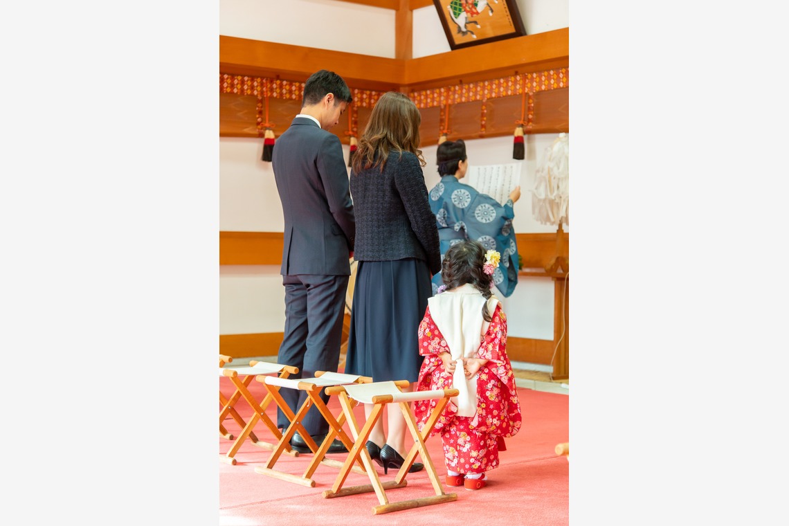 合同会社優希photoが出張撮影した家族写真(キッズ,ベビーフォト)などが写った「七五三写真」の家族写真