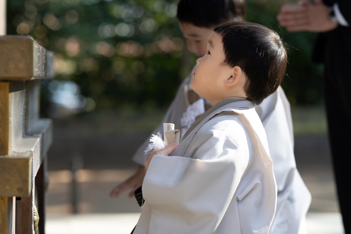 寫樂斎が撮影した「七五三（廣幡八幡宮）」の写真
