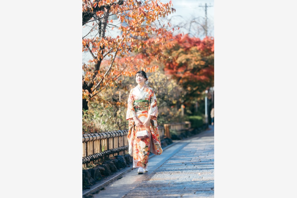 株式会社Ervaが撮影した「成人式前撮り（祗園白川）」の写真