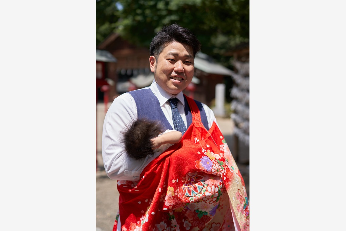 Actが撮影した「お宮参り」の写真