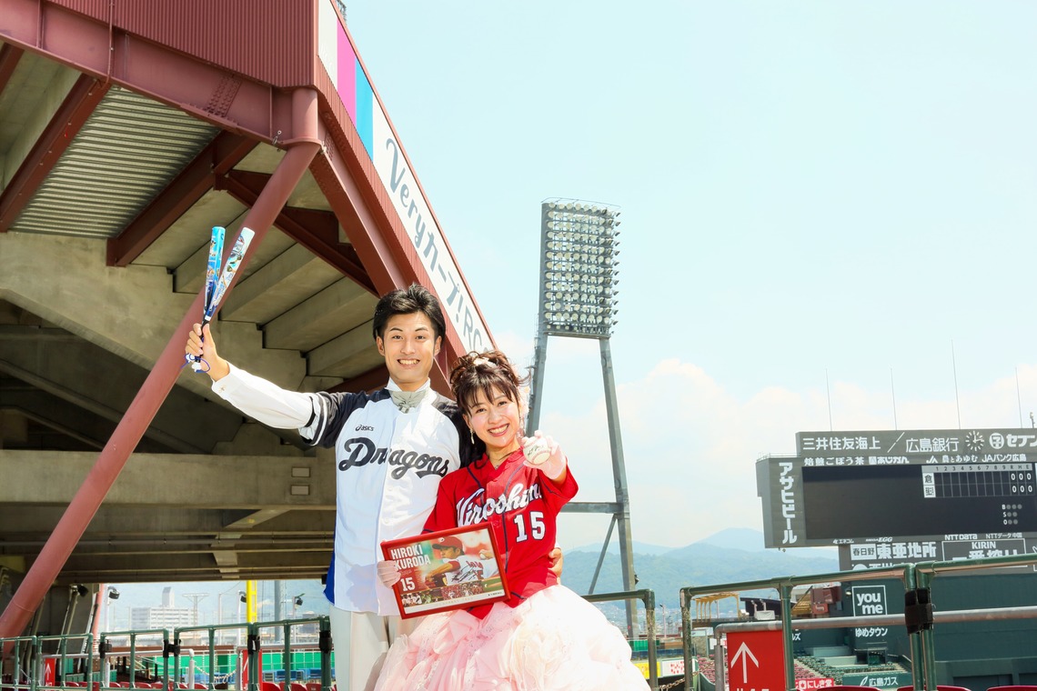 KIKIウェディングが撮影した写真のアルバム「カープ！カープ」