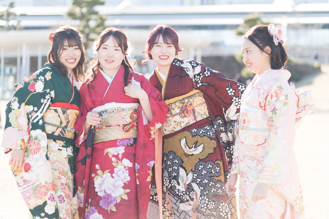 森元こずえが出張撮影した家族写真(キッズ,ベビーフォト)などが写った「成人式」の家族写真