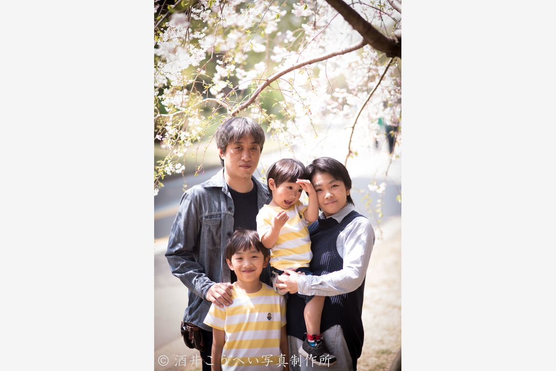 酒井こうへい写真製作所が撮影した写真のアルバム「公園でファミリーフォト」