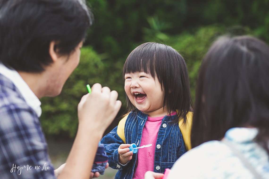Hajime no Ai Photographyが出張撮影した家族写真(キッズ,ベビーフォト)などが写った「バースデーフォト＠本郷給水所公苑」の家族写真