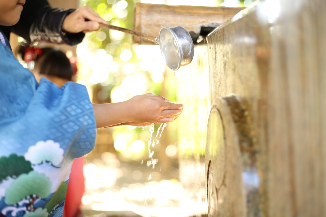 出張撮影HUG TIMEが出張撮影した家族写真(キッズ,ベビーフォト)などが写った「七五三記念撮影＠世田谷八幡宮・東京」の家族写真