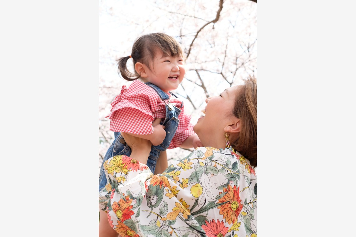 高野和希が撮影した写真のアルバム「桜での家族フォト」