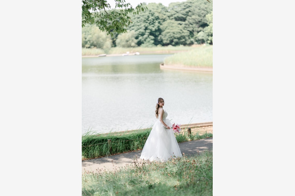 山﨑さと子が撮影した「wedding前撮り 昭和記念公園」の写真