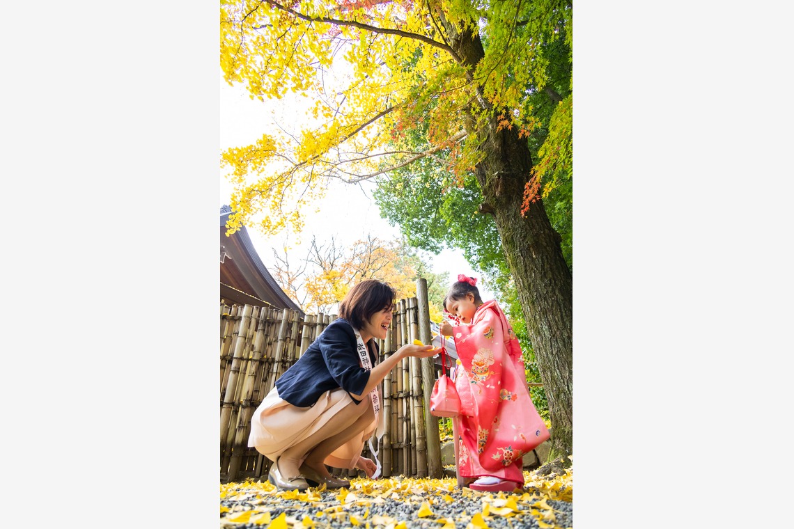 大森美紗生が撮影した「武田神社(山梨県)での七五三ロケーションフォト」の写真