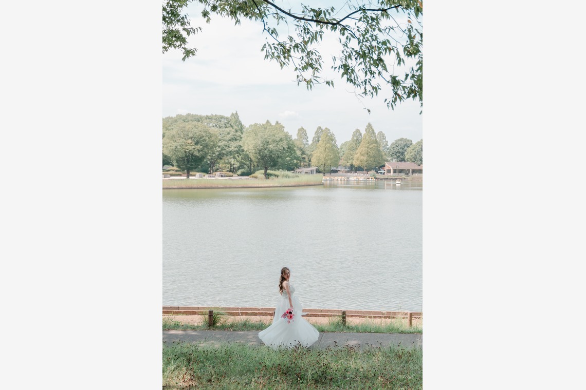 山﨑さと子が撮影した「wedding前撮り 昭和記念公園」の写真