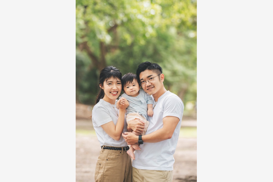 大久保佑華が撮影した「ファミリーフォト」の写真