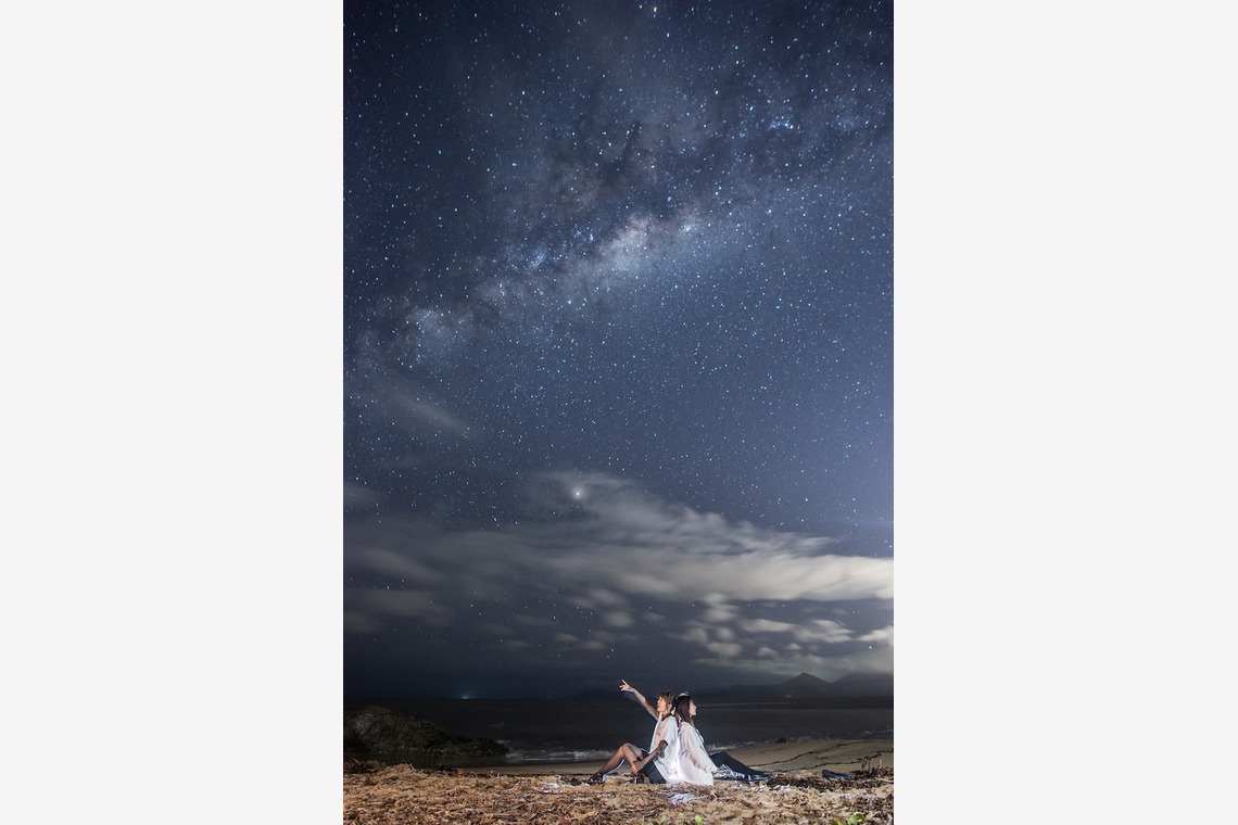 スマイルケアンズが撮影した「ケアンズの星空ビーチフォト」の写真