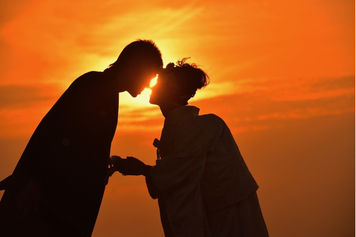 キキフォトワークスが撮影した「桜の季節の和装前撮り」の写真