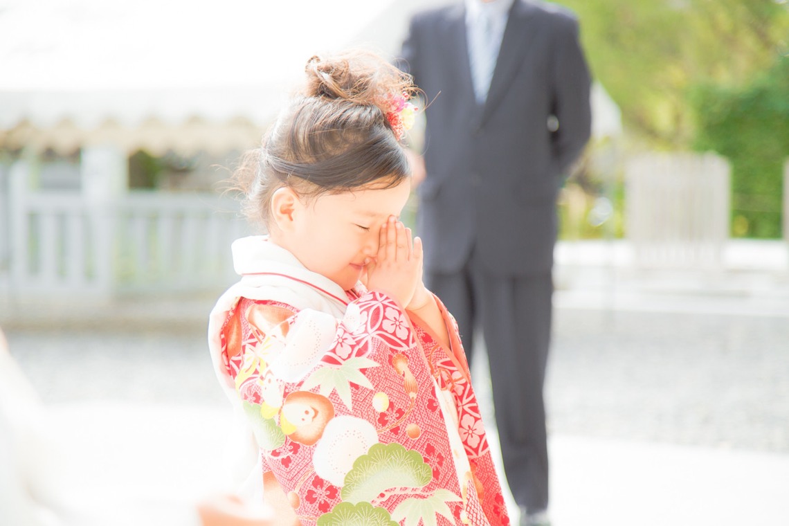 ゆのみふぉとが撮影した「七五三のお写真（人見知りの子供）」の写真