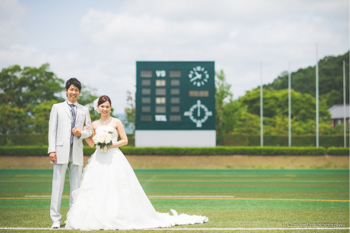 U-CONCENT (香川裕貴)が撮影した「ドレスロケーション前撮り宝ヶ池・賀茂社賀茂川」の写真