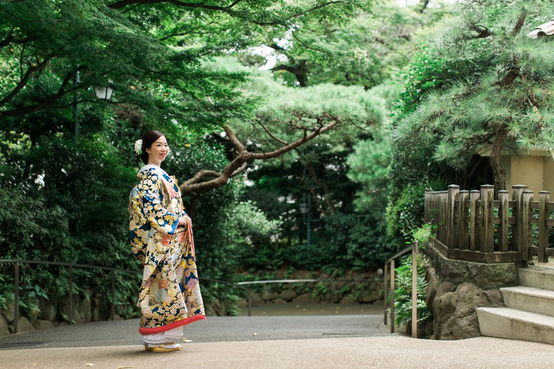 Photo of Japan pre wedding kimono taken by Yuki Shimada Photography