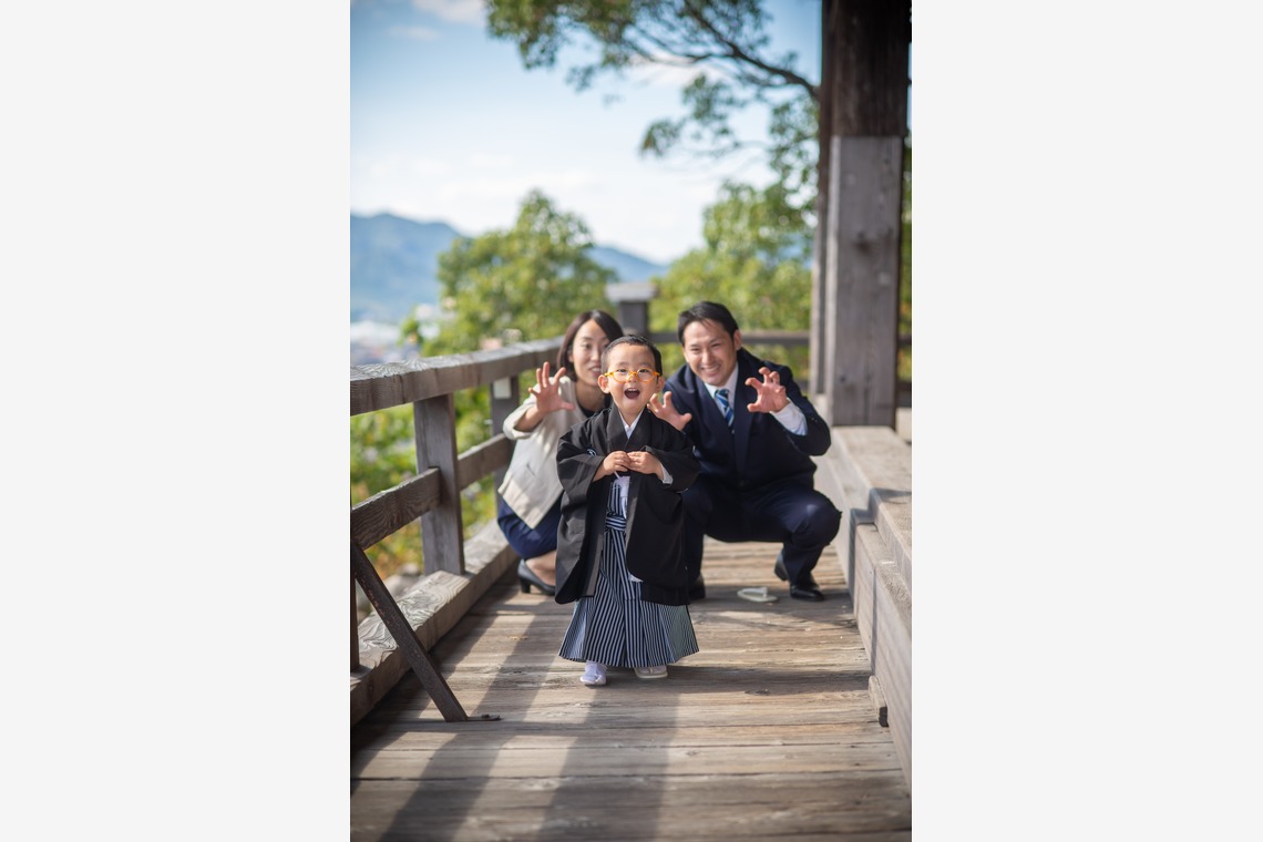 竹部 祐樹が出張撮影した家族写真(キッズ,ベビーフォト)などが写った「七五三＠防府天満宮」の家族写真