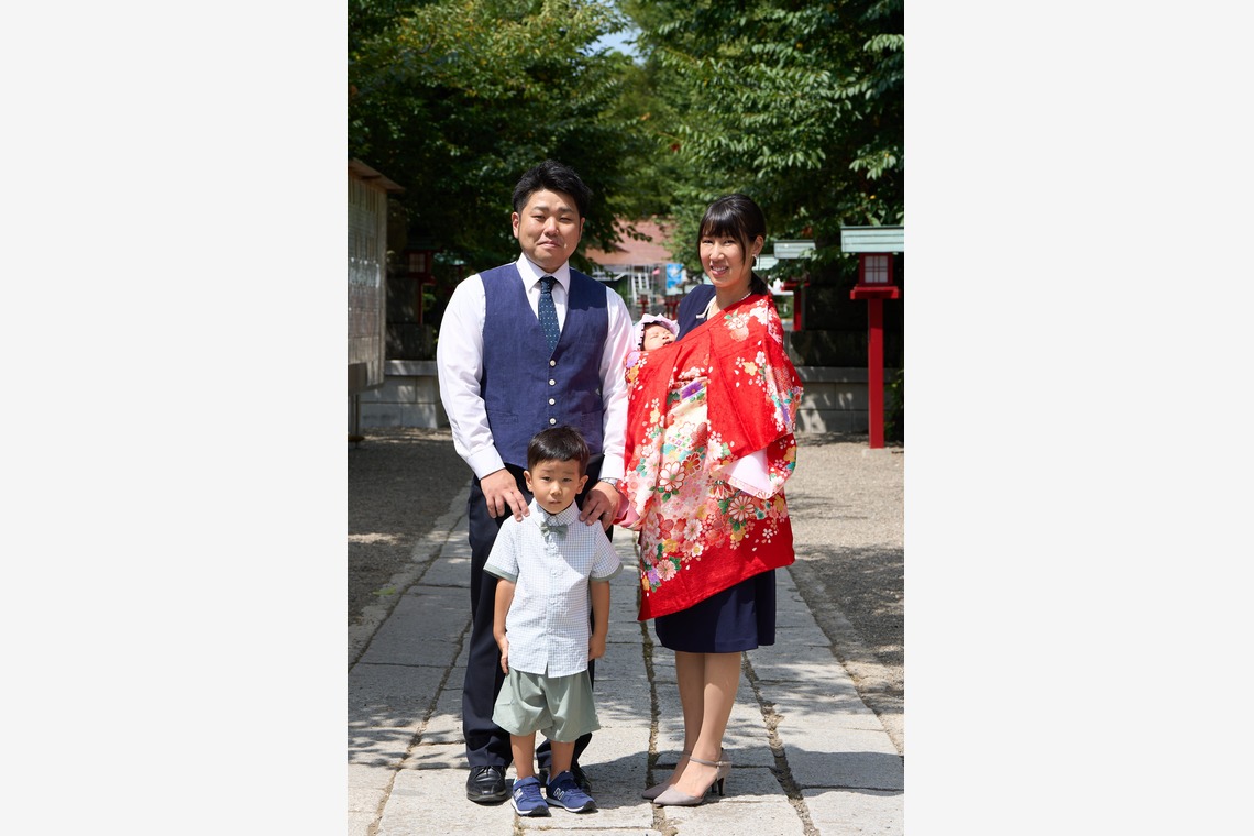 Actが撮影した「お宮参り」の写真