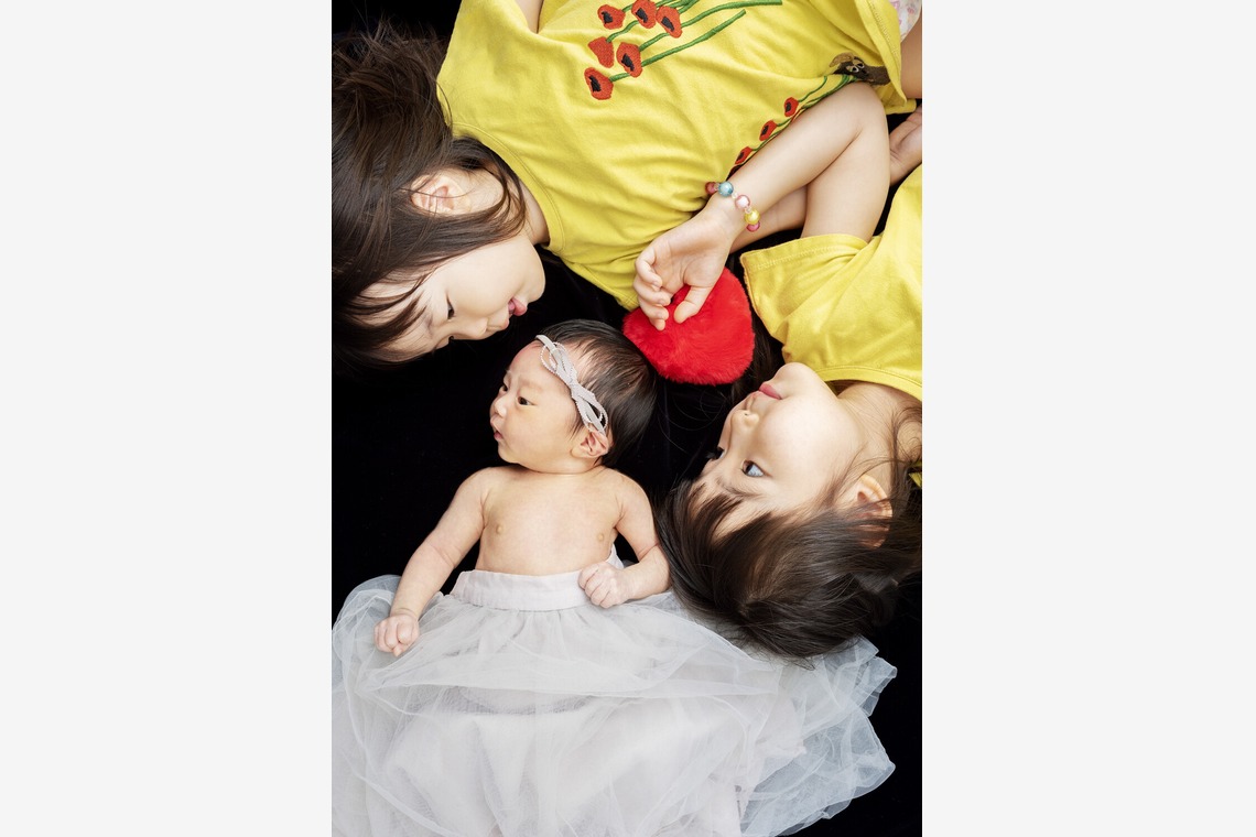 松野葉子が撮影した「家族写真」の写真