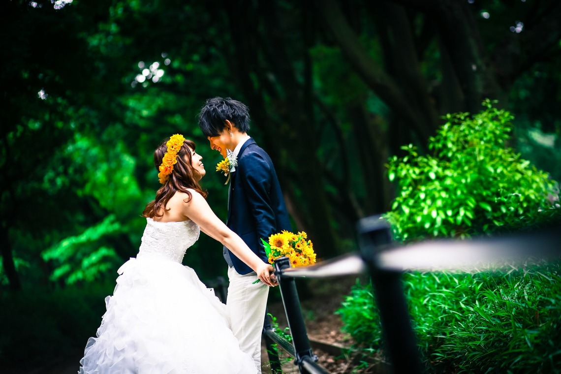 加倉井 規晃が撮影した「ロケーション・前撮り・公園・洋装」の写真