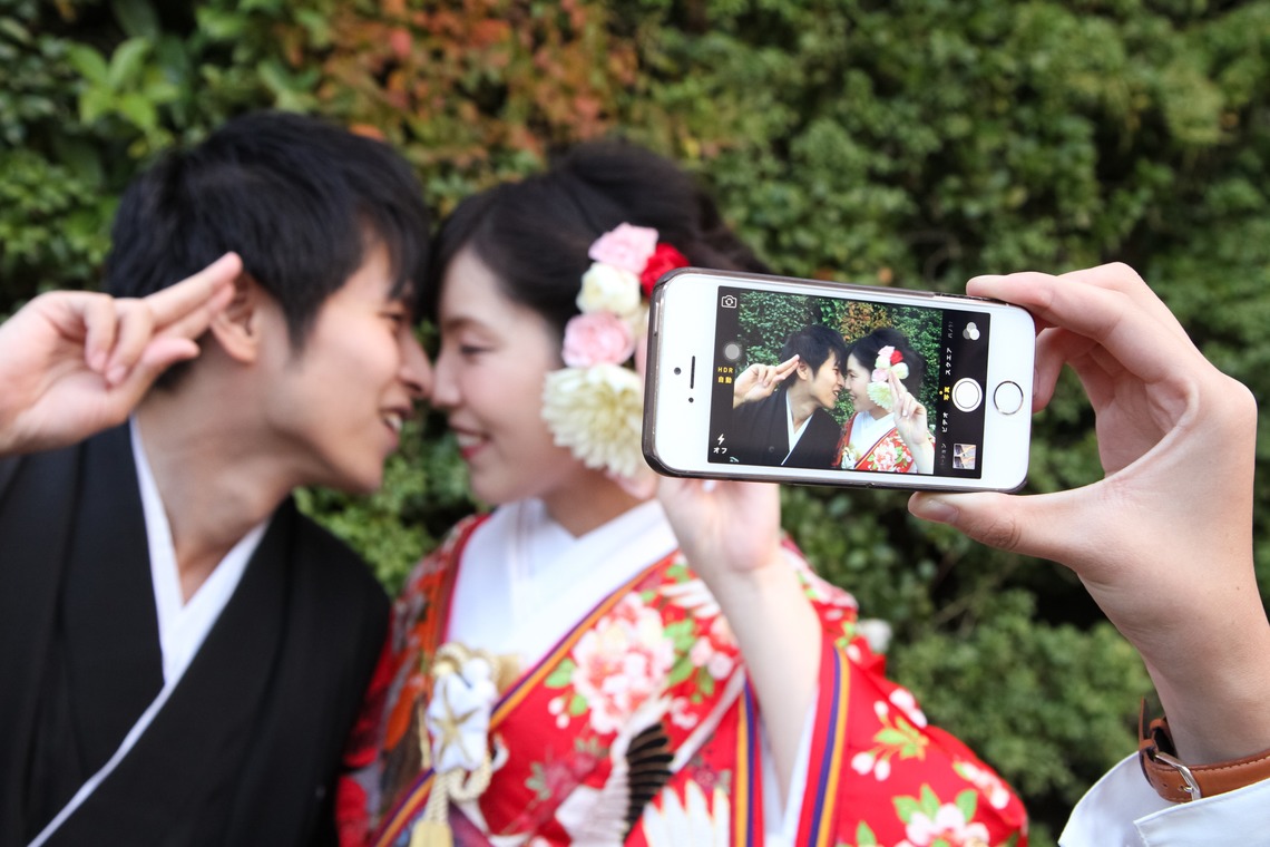 スマイルハンターが撮影した「ウェディング前撮り和装」の写真