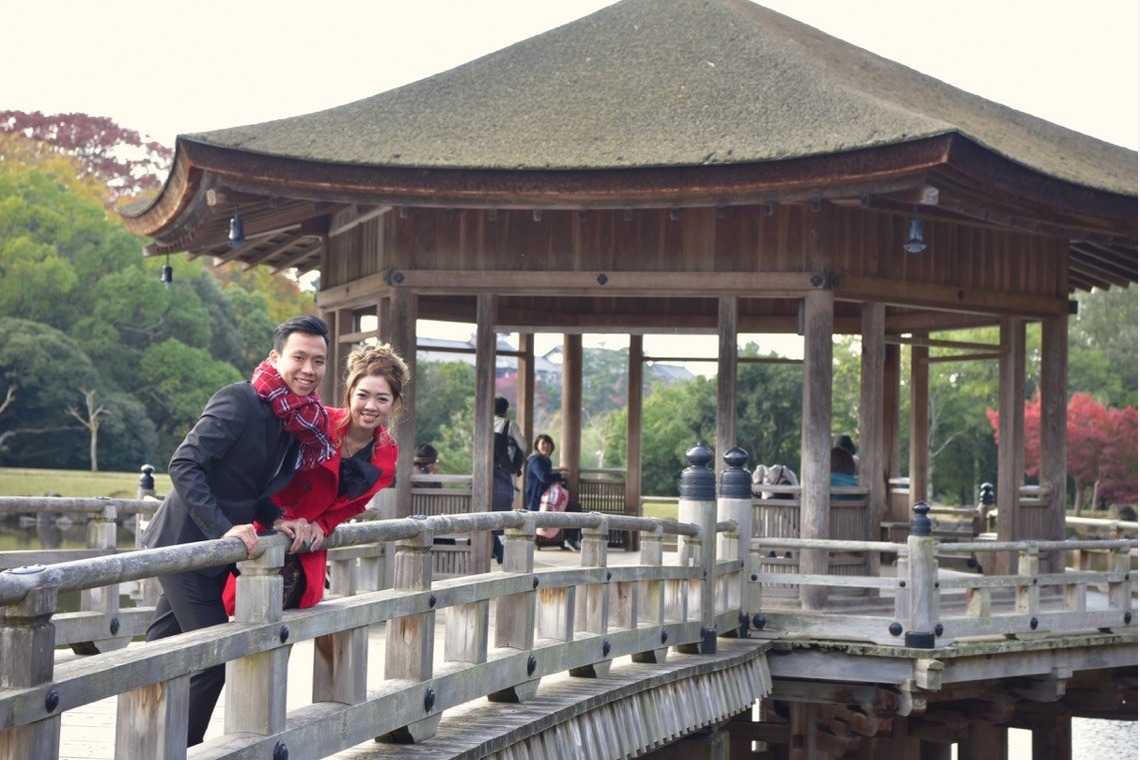 キキフォトワークスが撮影した「奈良公園でのウエディングロケーション撮影」の写真