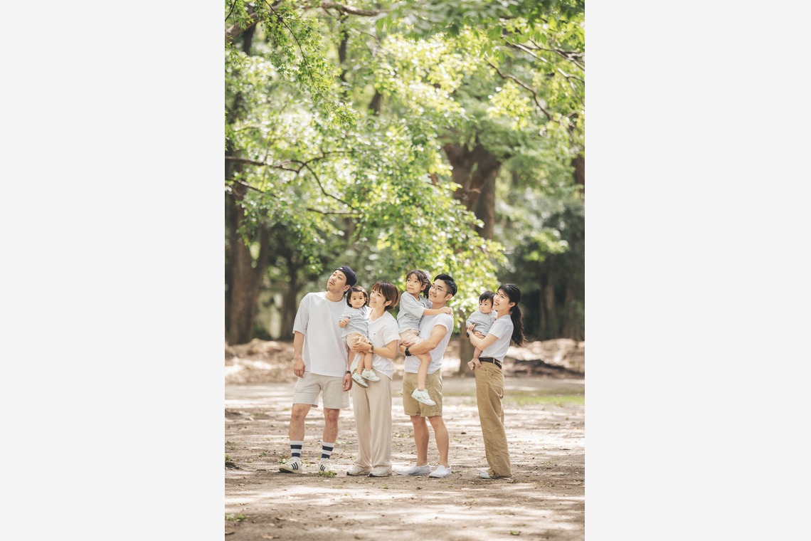 大久保佑華が撮影した「ファミリーフォト」の写真