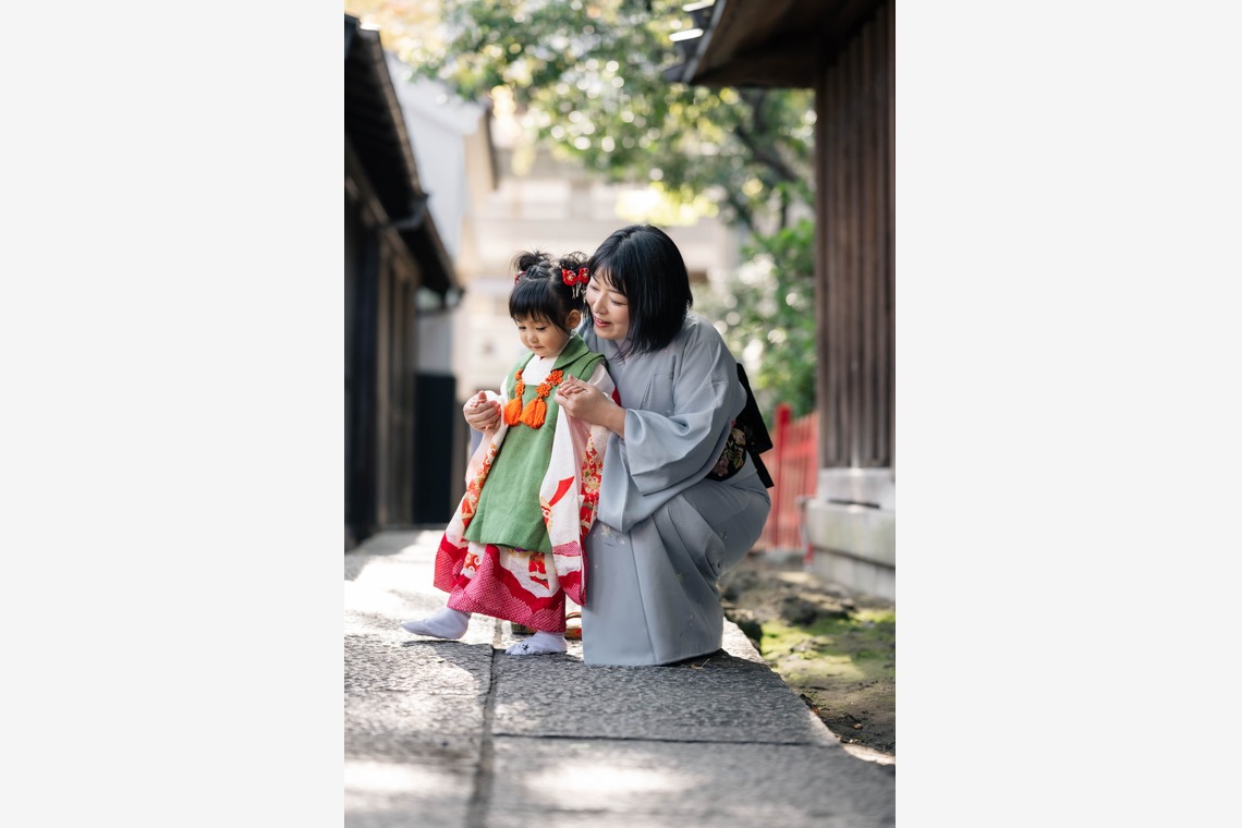 鈴木香那枝が撮影した「下谷神社での七五三撮影」の写真