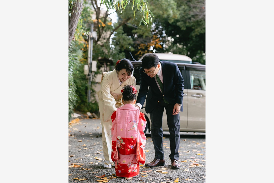 Tatsuyaが出張撮影した家族写真(キッズ,ベビーフォト)などが写った「七五三撮影」の家族写真