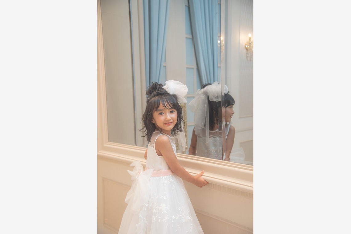 水曜写真館が出張撮影した家族写真(キッズ,ベビーフォト)などが写った「記念写真」の家族写真