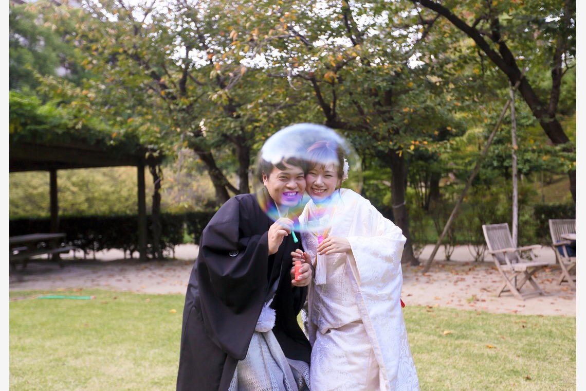 KIKIウェディングが撮影した「広島縮景園」の写真