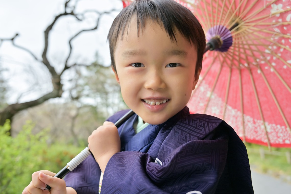 寫樂斎が撮影した「七五三（神代植物公園）」の写真