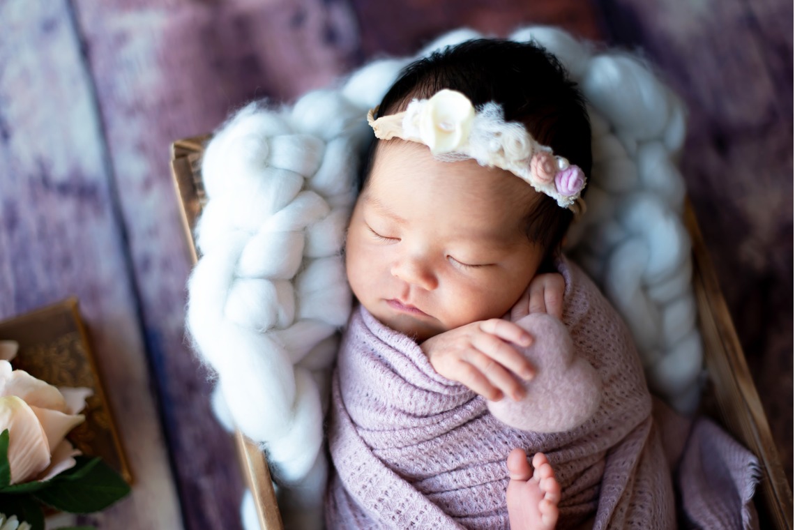 サキヤマ リエが撮影した写真のアルバム「ピンク系・うさぎのぬいぐるみ・女の子のニューボーンフォト 」