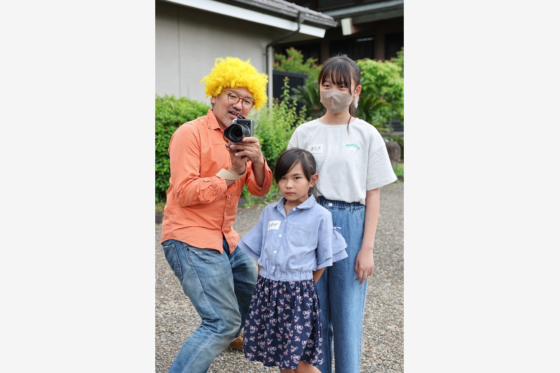 ちずカメラが撮影した「写真家　橘田龍馬さんの子供写真教室の様子」の写真