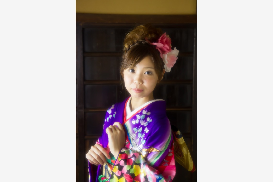 スマイルハンターが出張撮影した家族写真(キッズ,ベビーフォト)などが写った「成人式フォト」の家族写真